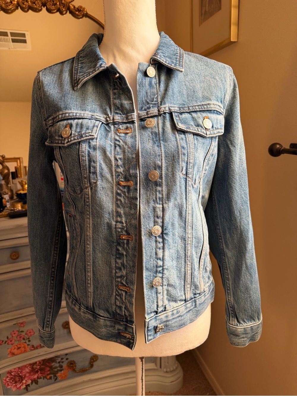 Madewell Light Blue Denim Trucker Jacket